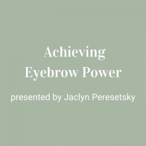 Achieving Eyebrow Power