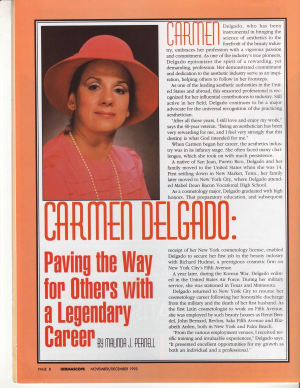 Carmen Delgado- A Legend in Aesthetics