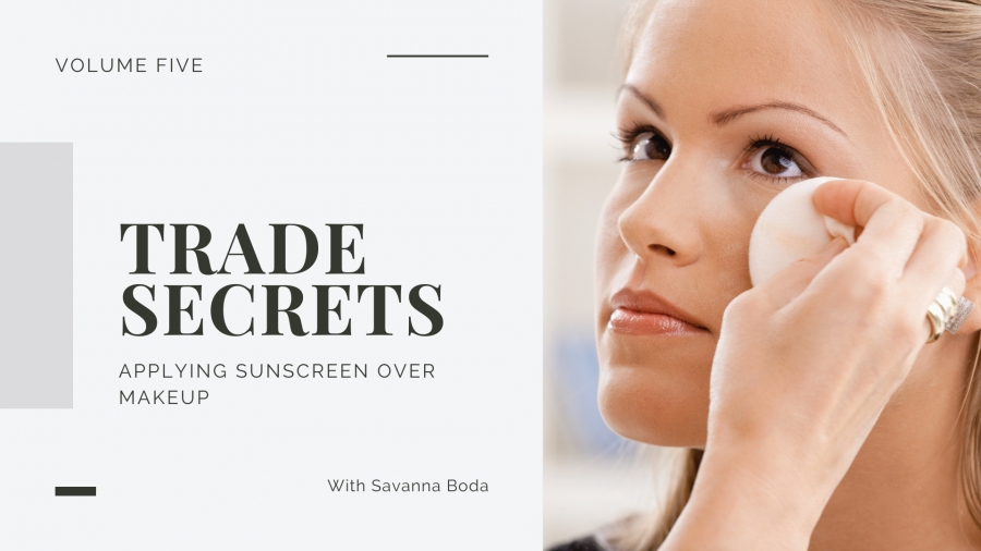 Applying Sunscreen Over Makeup