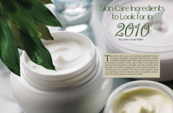 Skin Care Ingredients to Look for in 2010