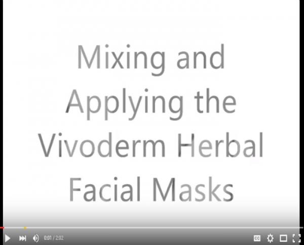 Video: Vivoderm Herbal Facial Mask Application in Two Minutes