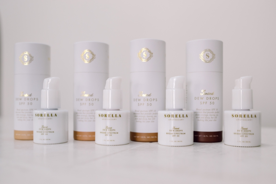 Sorella Apothecary Launches Tinted Dew Drops Broad Spectrum SPF 50