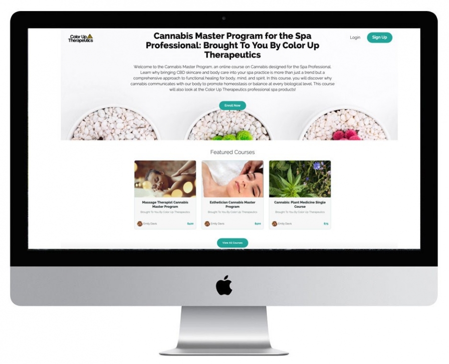 Color Up Launches Cannabis Master Program for the Spa Professional