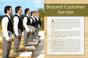 Beyond Customer Service (excerpted from Business Mastery)