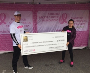 Éminence Organic Skin Care has been donating funds to the Canadian Breast Cancer Foundation for breast cancer research and support for 10 years.