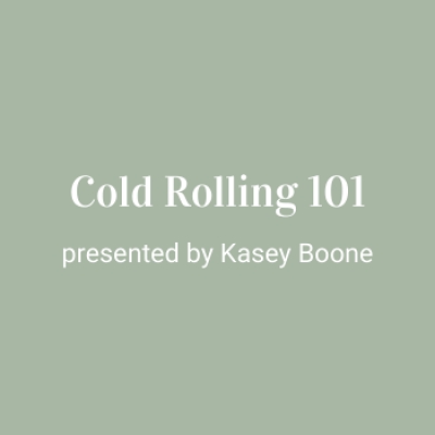 Cold Rolling 101