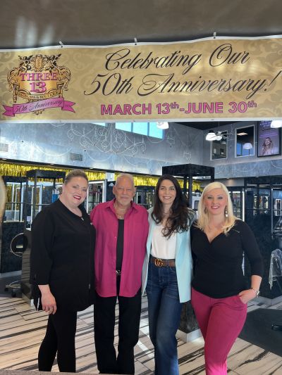 Repêchage Celebrates 50th Anniversary of Platinum Level Spa Partner Three-13 Salon, Spa and Boutique with New Golden Facial Body Experience 