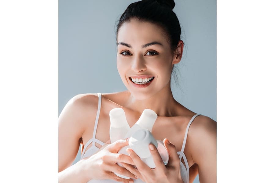 An effective skin care regimen should contain products from  the same line.